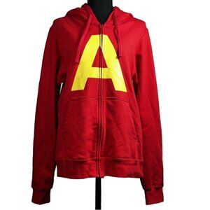 Alvin and the Chipmunks Red Hoodie Size Small